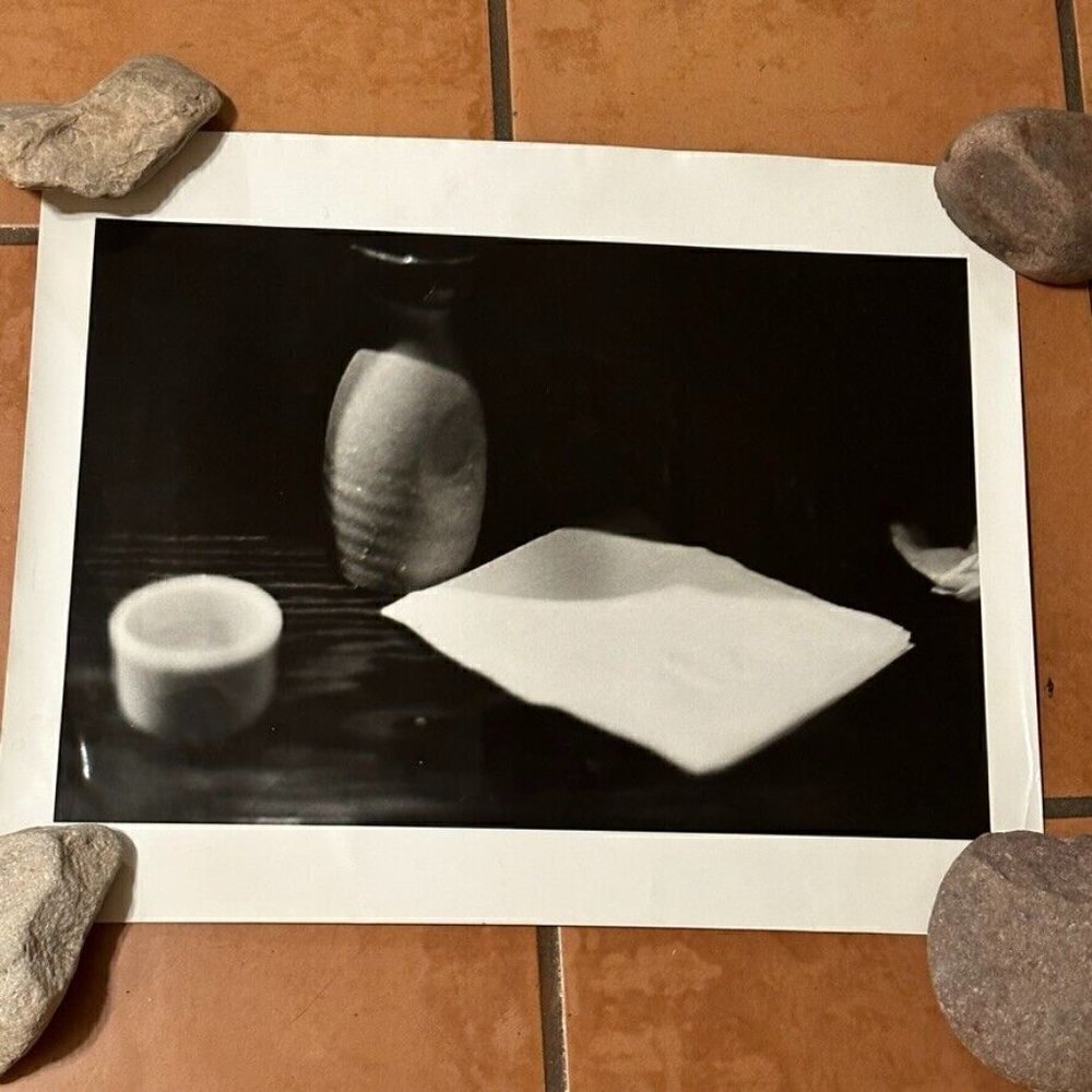 Photograph Print Janine Gordon Signed 16x20" B/W Saki Cup Japanese Still Life - Picture 6 of 6